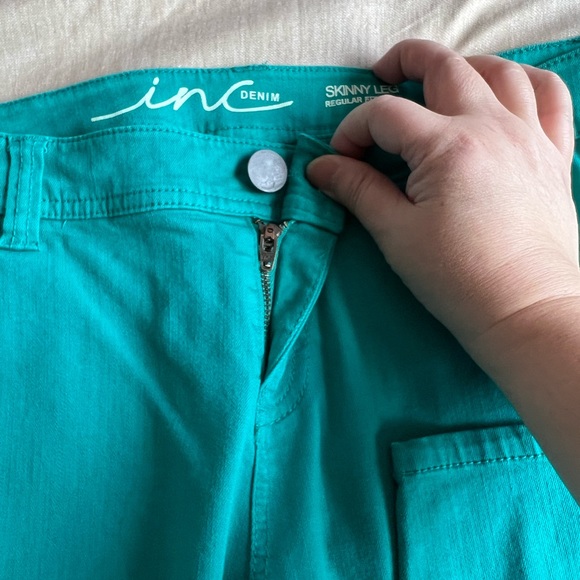 Inc. Beautiful blue summer pants - Picture 2 of 6